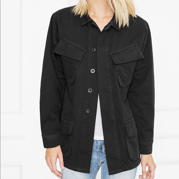 Anine Bing Black Military Jacket M - Picture 2 of 5